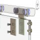 SLIDING CRYSTAL RAIL ROLLER H21 ADJUSTABLE-SLIDING SHEETS ( UP TO 90KG )